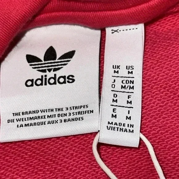 SOLD NWT ADIDAS. Hoody, sweatshirt, sweater,classic LOGO vibrant colors MEDIUM - Picture 10 of 10
